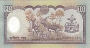 Nepal 10 rupees 10 Rupees, Bir Bikram - Accession of the trone birthday's - 2002 - P.45 -