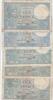 Frankreich 10 francs LOT 5 x10 Francs Minerva - 1940 - various issuing date - G to VG -