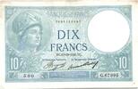Frankreich 10 francs 10 Francs Minerva - 1936 -
