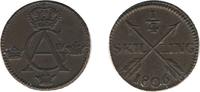 Schweden 1806 1/4 Skilling Gustaf IV Adolf - Monogram II / VZ