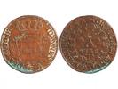 Portugal 10 Reis John V - Arms 10 reis 1738 IV / S