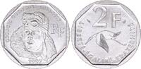 Frankreich  2 Francs Georges Guynemer - 1997 - AU I- / VZ+ / VZ-ST