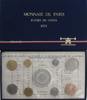 Frankreich  Monnaie de Paris Uncirculated set 1974 FDC.1974 1c double edge I- / VZ+ / VZ-ST