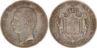 Griechenland 5 drachms 5 Drachms George I - Arms 1875 A -