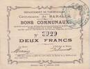 Frankreich 26/02/1915 2 F Baralle Sans fond de sécurité II / VZ