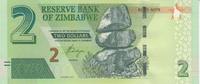 Simbabwe 2 dollars Simbabwe 1 Dollar Buffalo - Waterfall - 2008 -