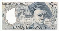 Frankreich 50 francs 50 Francs Quentin de la Tour - 1992 - E.74 Last serial scarce -