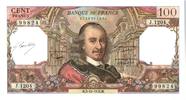 Frankreich 1978 100 Francs Corneille - 05-10-1978 Serial J.1204 countersigned II / VZ
