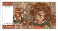 Frankreich 10 francs 10 Francs Berlioz - 02-10-1975 Serial V.229 -
