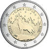 Estland  2 Euros Commémo. Estonia 2021 - The Wolf (Canis Lupus) unz ( non circulé)