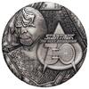 Tuvalu 2 dollars Lieutenant Commander Worf - Klingon - 30 ans Star Trek the next generation - 2 Dollars Silver (2 onces) 2017 -