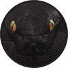 Palau 10 dollars Python - 2 Ounces Black Obsidian Silver - 10 Dollars 2022 - RARE -