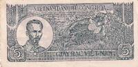 Vietnam 5 dong 5 Dong - Ho Chi Minh - ND (1948) - Letter HL-Q072113- XF - P.17 -