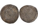 Frankreich franc HENRI III - FRANC WITH FLAT COLLAR 1578 D LYON -