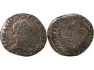 Frankreich 1/2 franc HENRI III - 1/2 FRANC WITH FLAT COLLAR 1578 T NANTES -