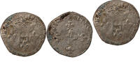 Frankreich 2 sol HENRY III - DOUBLE SOL PARISIS, 2nd TYPE 1582 R VILLENEUVE-LES-AVIGNON -