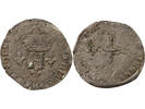 Frankreich 2 sol HENRY III - DOUBLE SOL PARISIS, 2nd TYPE 1582 P DIJON -