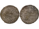 Frankreich douzain HENRY III - DOUZAIN WITH TWO H, 1st TYPE - 1577 D LYON -