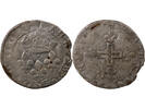 Frankreich 2 sol CHARLES IX - DOUBLE SOL PARISIS - 1572 M TOULOUSE -