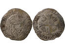 Frankreich douzain HENRY III - DOUZAIN WITH TWO H, 1st TYPE - 1577 B ROUEN -