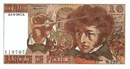 Frankreich  10 Francs Berlioz - 02.06.1977 - Serial W.299 - Fay.63.22 III / SS+