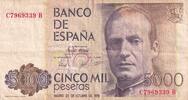 Spanien 5000 pesetas 5000 Pesetas - Juan Carlos I - 1979 - P.160 -