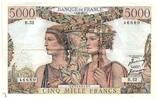 Frankreich 5000 francs 5000 Francs Sea and Countryside - 05-04-1951 - Serial B.52 - F.48.04 -