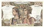 Frankreich 1951 5000 Francs Sea and Countryside - 05-04-1951 - Serial L.58 - F.48.04 III / SS
