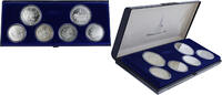 Russland roubles Set 6 Silver Coins XXII Moscow Olympic Games 1980 without certificate -