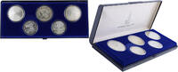 Russland roubles Set 5 Silver Coins XXII Moscow Olympic Games 1980 - 1978 - sans certificat - coffret cassé -