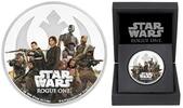 Niue The Rebellion - Rogue One - Star Wars - 2 Dollars colour 2017 -