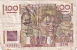 Frankreich 100 francs 100 Francs - Young farmer - 02-01-1953 - Serial Z.518 - F.28.35 -