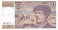 Frankreich 20 francs 20 Francs - Debussy - 1980 - Serial S.005 -