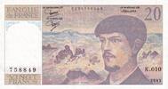 Frankreich 20 francs 20 Francs - Debussy - 1983 - Serial K.010 -