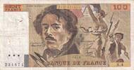 Frankreich 100 francs 100 Francs Delacroix - 1978 - Serial N.4 - Fay.69.1c -