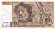 Frankreich 100 francs 100 Francs Delacroix - 1978 - Serial N.4 - Fay.69.1c -