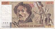 Frankreich 100 francs 100 Francs Delacroix - 1978 - Serial Y.4 - Fay.69.1c -