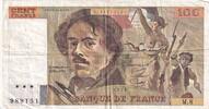 Frankreich 100 francs 100 Francs Delacroix - 1978 - Serial M.8 - Fay.69.1f -