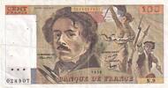 Frankreich 100 francs 100 Francs Delacroix - 1978 - Serial N.9 - Fay.69.1h -