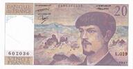 Frankreich 20 francs 20 Francs - Debussy - 1987 - Serial L.019 -