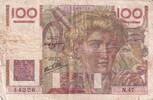 Frankreich 100 francs 100 Francs - Jeune Paysan - 17-07-1947 - Serial H.203 - P.128 -