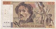 Frankreich  100 Francs Delacroix - 1978 - Serial D.4 - Fay.68.04 IV / S