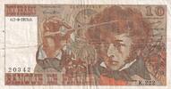 Frankreich 10 francs 10 Francs - Berlioz - 07-08-1975 - Serial K.222 -
