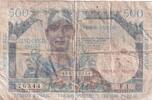 Frankreich  500 Francs Mercury - 1960 - Serial F.1-76344 IV / S