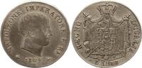 Königreich von Napoleon 5 lire 5 lire Napoleon I 1809 M Milan - Silver - KM.10 -