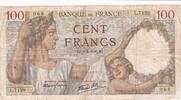 Frankreich 1940 100 Francs Sully - 08-02-1940 - Serial L.7128 IV / S+