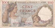 Frankreich 100 francs 100 Francs Sully - 22-02-1940 - Serial Q.7609 -