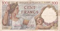 Frankreich 1940 100 Francs Sully - 02-05-1940 - Serial J.10300 III / SS