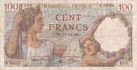 Frankreich 1940 100 Francs Sully - 02-05-1940 - Serial K.10324 III / SS