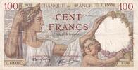 Frankreich 1940 100 Francs Sully - 26-09-1940 - Serial E.15001 III / SS
